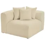 XXXLutz Lauterach - Ihr M&ouml;belhaus bei Bregenz Sofaelement in Flachgewebe, Teddystoff Beige
