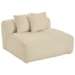 XXXLutz Lauterach - Ihr M&ouml;belhaus bei Bregenz Sofaelement in Flachgewebe, Teddystoff Beige