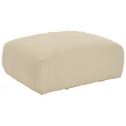 Sofaelement in Flachgewebe, Teddystoff Beige