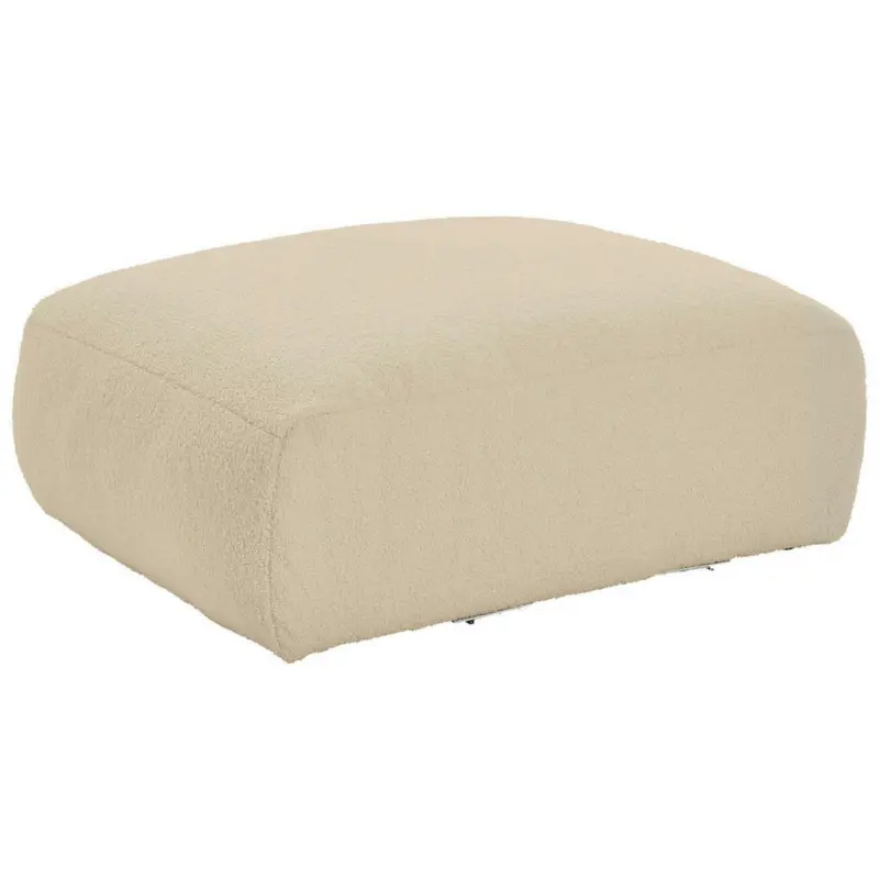 Sofaelement in Flachgewebe, Teddystoff Beige
