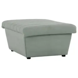 Hocker in Textil Mintgrün