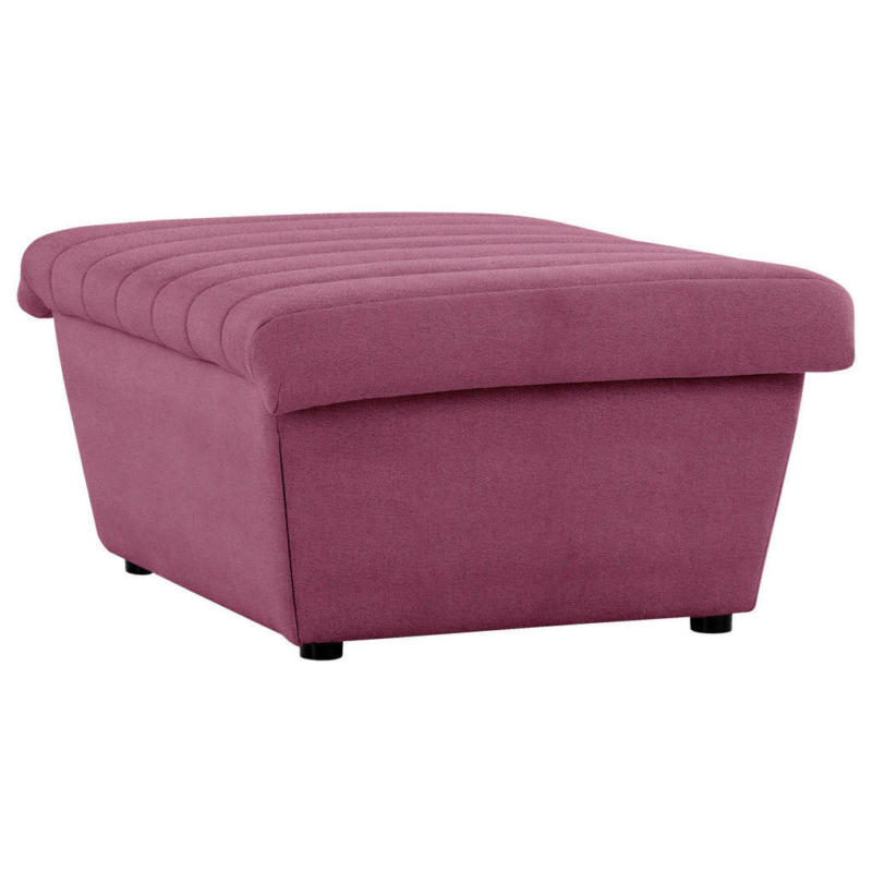 Hocker in Textil Rosa