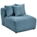 XXXLutz Lauterach - Ihr M&ouml;belhaus bei Bregenz Sofaelement in Flachgewebe, Teddystoff Blau