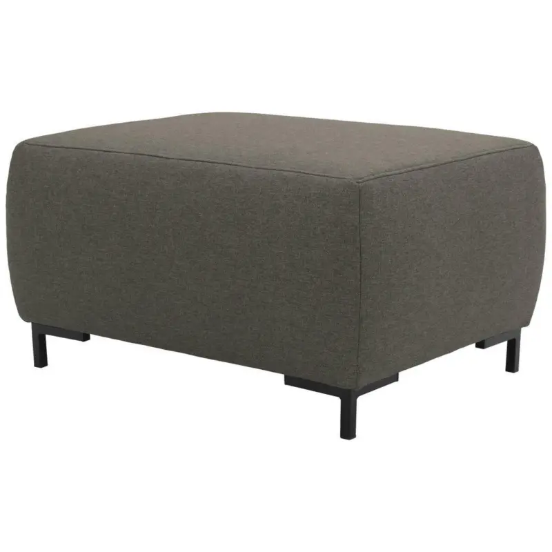 Hocker in Textil Grau