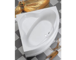 Eckbadewanne Ottofond Samba 851001 140x140 cm weiß