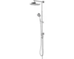 Hornbach Duschsäule Schulte Rain D9630 02 mit Umsteller für vorhandene Armatur rund chrom
