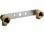 Hornbach Montageeinheit für den Einbau mit Halbsäule 1/2" messing