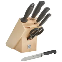 Messerblock 7-teilig Vier Sterne