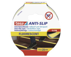 Tesa Anti-Rutschband fluoreszierend 25 mm x 5 m