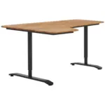 XXXLutz Lauterach - Ihr Möbelhaus bei Bregenz Eckschreibtisch 160/63/110 cm in Schwarz, Eichefarben