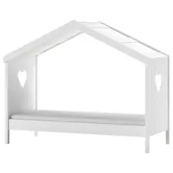 Hausbett 90/200 cm in Weiß