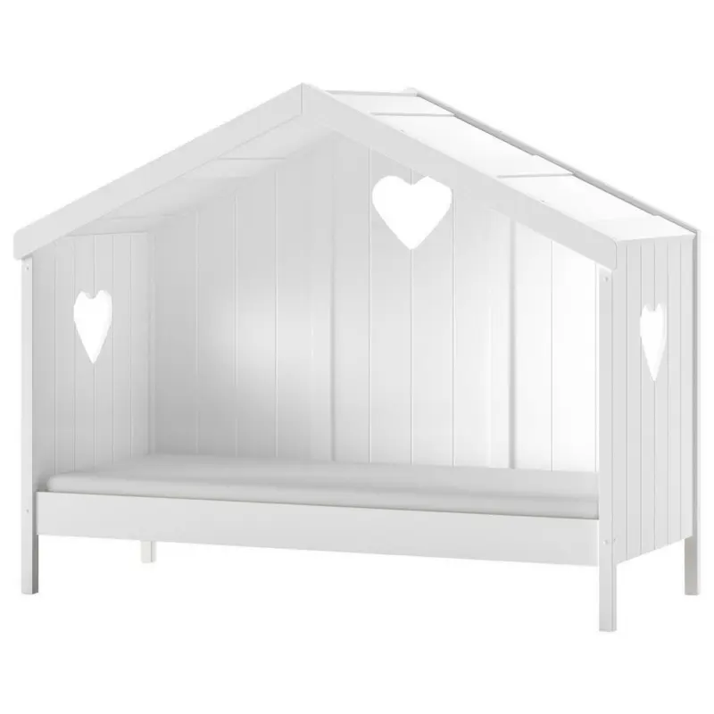 Hausbett 90/200 cm in Wei&szlig;