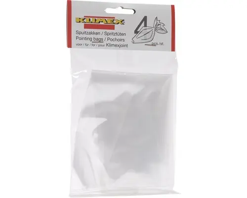 Fugentüten Klimex 4-er Pack transparent