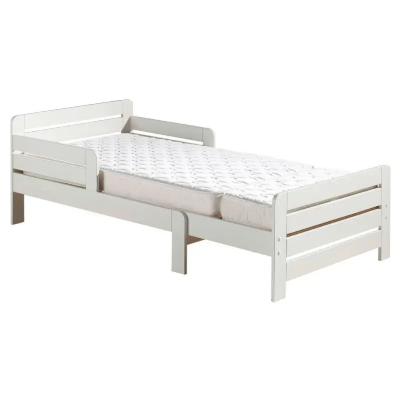 Ausziehbett 90/140-200 cm in Weiß