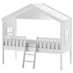 Hausbett 90/200 cm in Weiß