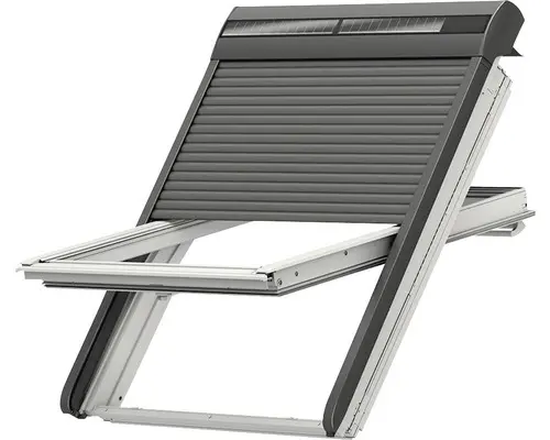 VELUX Solar-Rollladen SSL UK04 134x98 cm inkl. Funk-Wandschalter