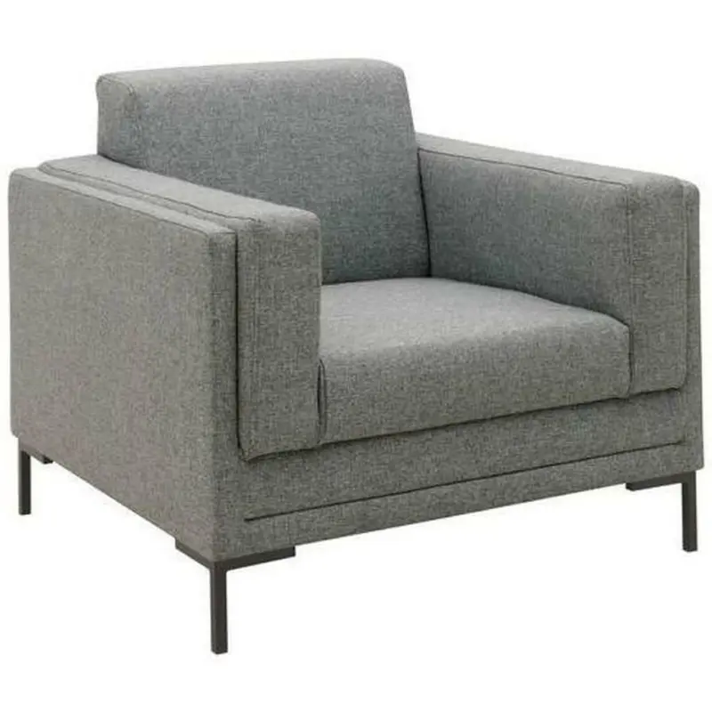 Sessel in Webstoff Grau