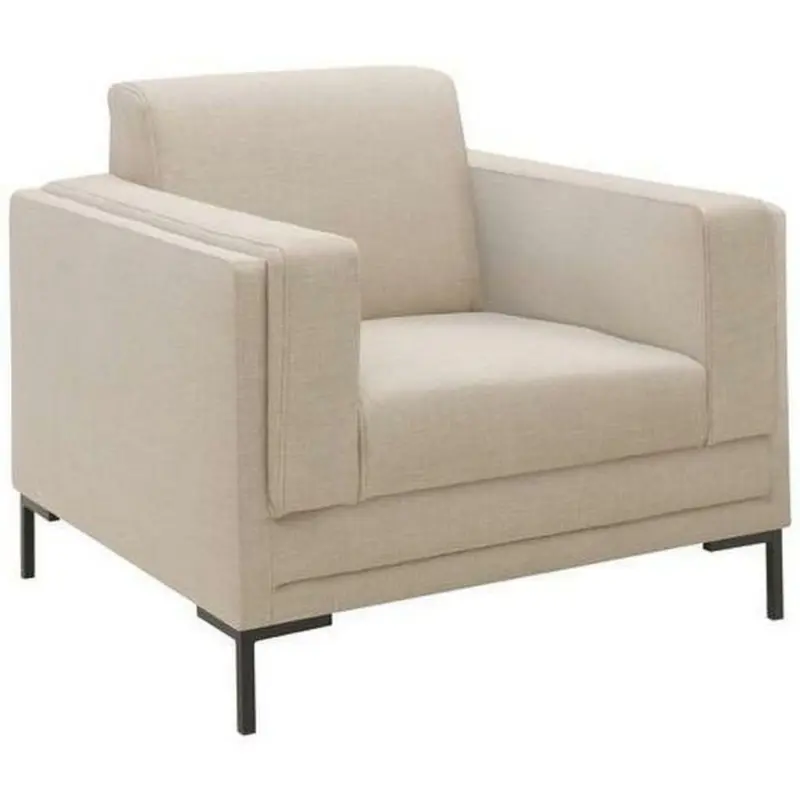 Sessel in Webstoff Beige