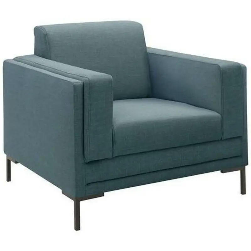 Sessel in Webstoff Petrol