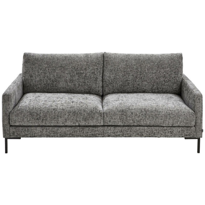 Dreisitzer-Sofa in Webstoff Grau