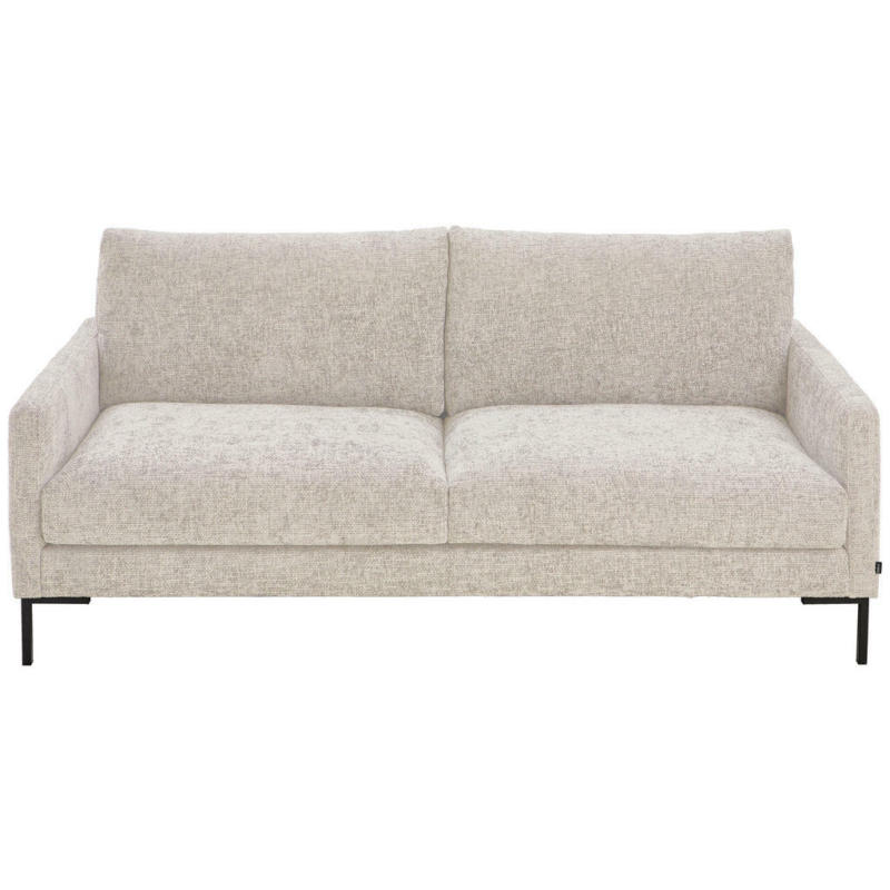 Dreisitzer-Sofa in Webstoff Creme