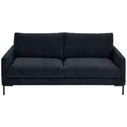 Dreisitzer-Sofa in Webstoff Dunkelblau