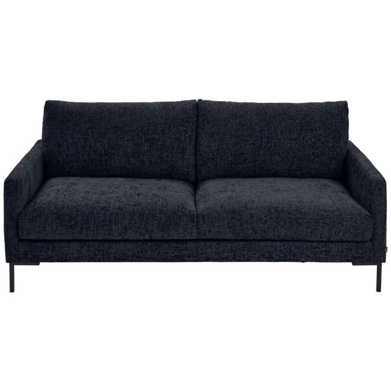 Dreisitzer-Sofa in Webstoff Dunkelblau