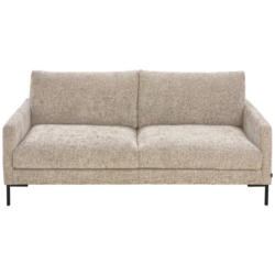 Dreisitzer-Sofa in Webstoff Greige