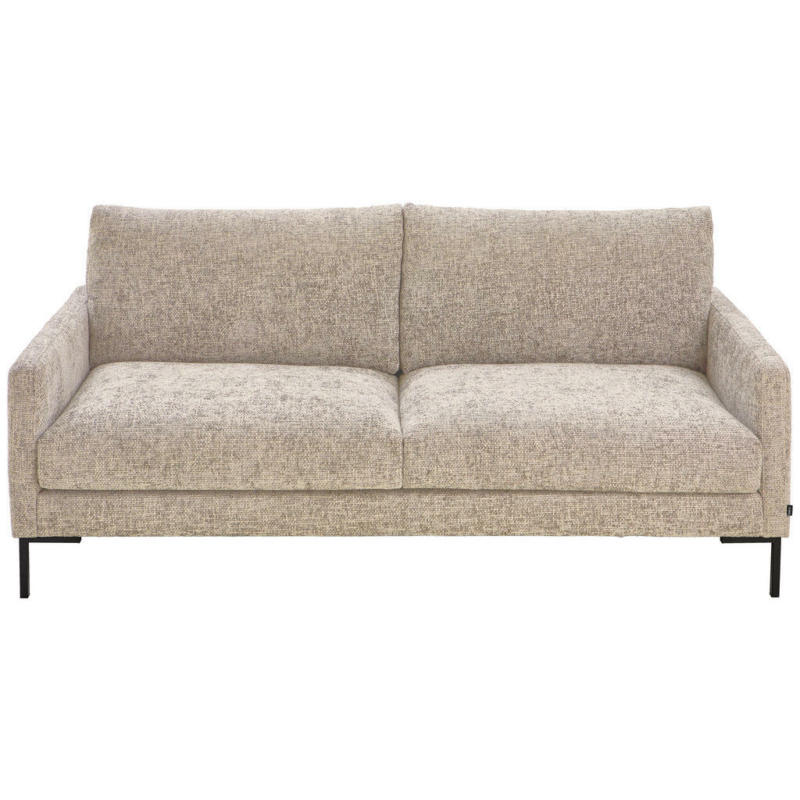 Dreisitzer-Sofa in Webstoff Greige