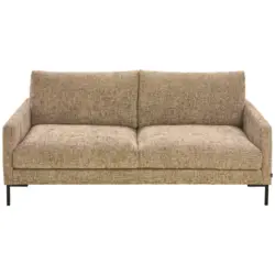 Dreisitzer-Sofa in Webstoff Taupe