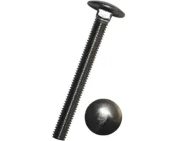 Schlossschraube Flachrundkopf Vollgewinde 10 x 80 mm 10 Stück