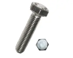 Sechskantschraube o. Schaft 5 x 30 mm, DIN 933 verzinkt 100 Stück