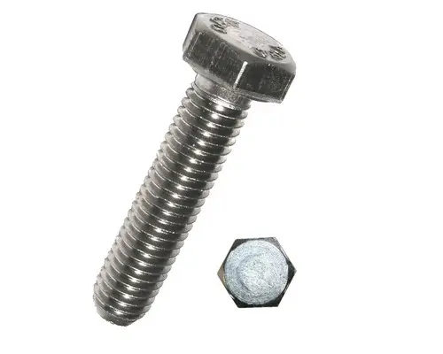 Sechskantschraube o. Schaft 5 x 30 mm, DIN 933 verzinkt 100 Stück