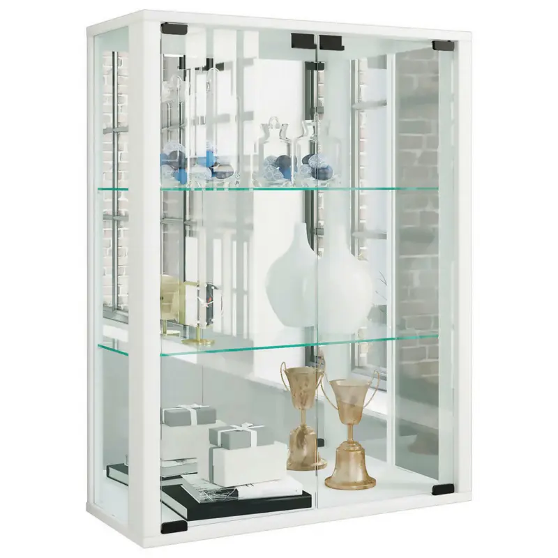 Hängevitrine in Weiß