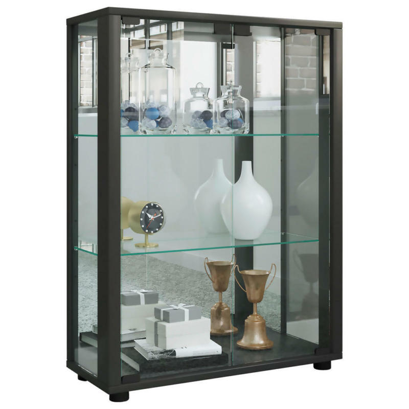 Vitrine in Schwarz