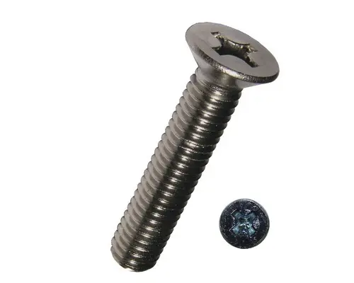 Gewindeschraube Senkkopf Kreuzschlitz (PH) Vollgewinde 6 x 60 mm 50 Stück