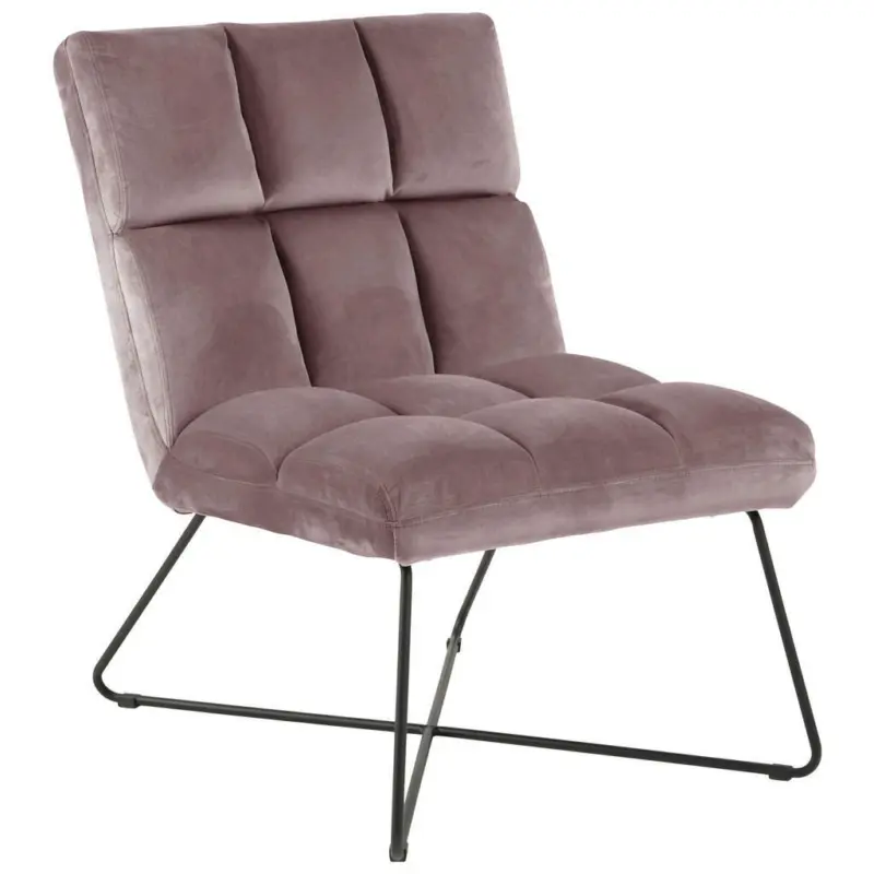 Sessel in Rosa, Schwarz