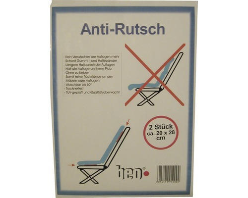 Anti-Rutsch Auflage für Gartenstühle 2 Stück