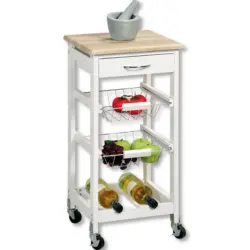 Servierwagen in Weiß