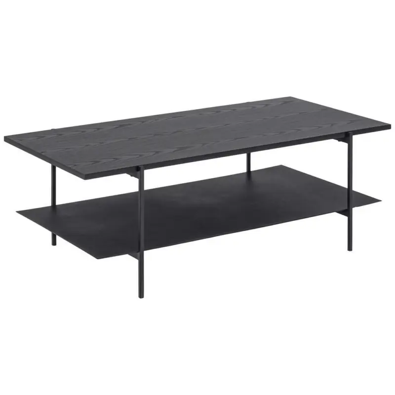 Couchtisch in Metall, Holzwerkstoff 115/60/40 cm