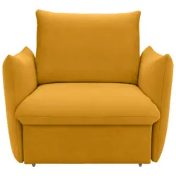 Sessel in Mikrofaser Orange