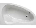 Hornbach Raumsparbadewanne Ottofond Poel Modell A 860201 175x110 cm weiß