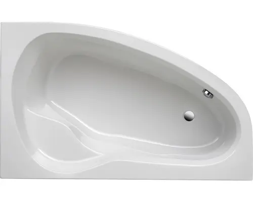 Raumsparbadewanne Ottofond Poel Modell A 860201 175x110 cm weiß