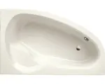Hornbach Raumsparbadewanne Ottofond Poel Modell A 860237 175x110 cm creme