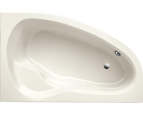 Raumsparbadewanne Ottofond Poel Modell A 860237 175x110 cm creme