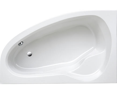 Raumsparbadewanne Ottofond Poel Modell B 860401 175x110 cm weiß