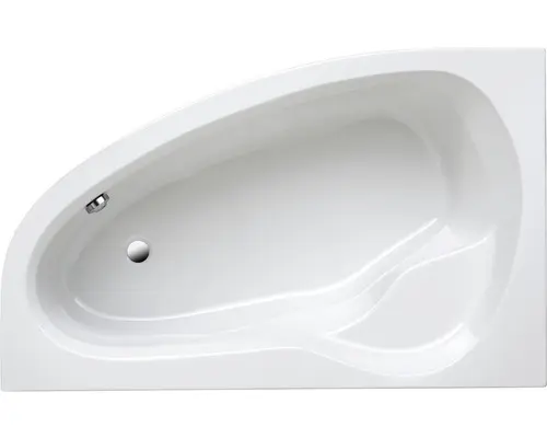 Raumsparbadewanne Ottofond Poel Modell B 860401 175x110 cm weiß