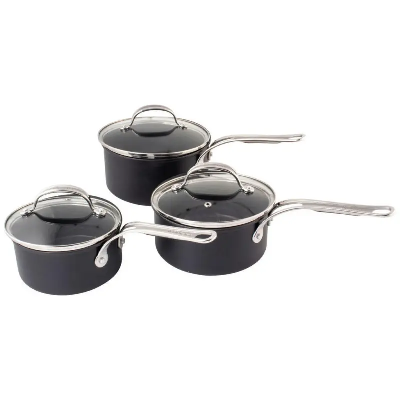 Kochtopfset Tefal by Jamie Oliver Hard Anodised 3-teilig