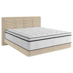 Boxspringbett 180/200 cm in Beige