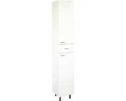 Hochschrank Sanotechnik San Remo 190x30x30 cm weiß